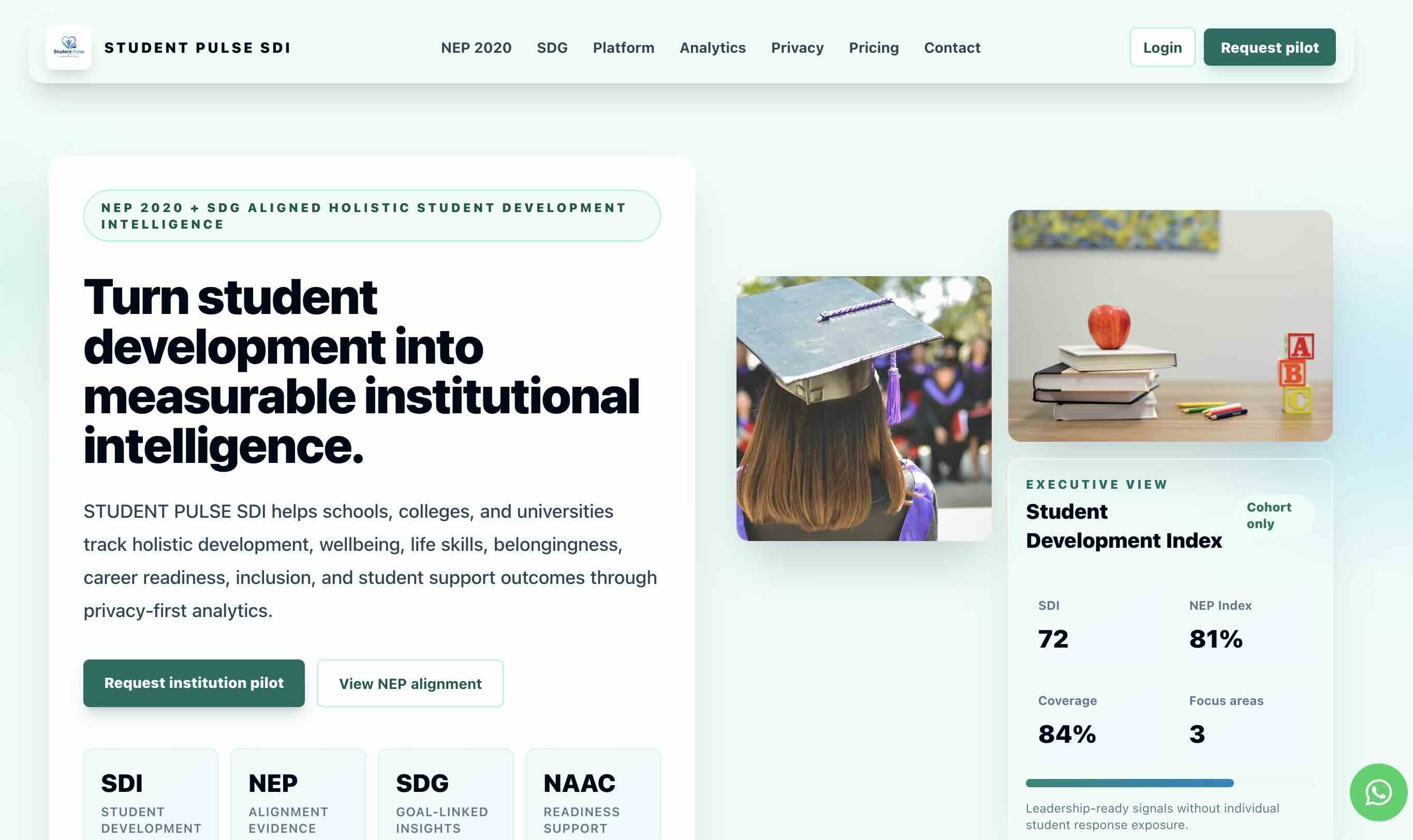 Student Pulse (SDI) interface